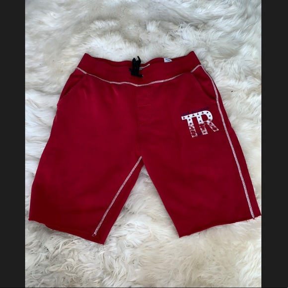 red true religion shorts